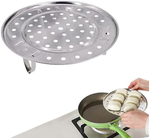 8.5 Inch Steamer Basket 304 Stainless Steel Detachable Leg Steamer Pot Holder For Steaming Cooking Steamer Basket For Vegetables Dumplings And Seafood
