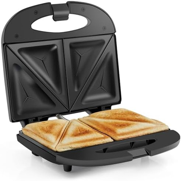 Elite Gourmet Esm-2207 Sandwich Panini Maker Grilled Cheese Machine Tuna Melt Omelets Non-Stick Surface 2 Slice Black Elite Gourmet Esm-2207 Sandwich Panini Maker Grilled Cheese Machine Tuna Melt Omelets Non-Stick Surface 2 Slice Black