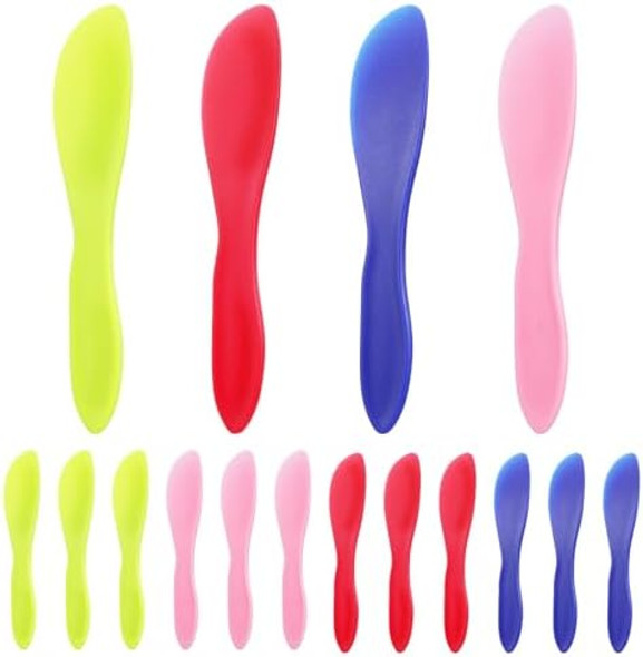 16 Pcs Butter Knife Spreader Butter Spreader Reusable Plastic Butter Knives Multi Purpose Food Scraper Peanut Butter Knife Frosting Spatula For Cream Cheese Jam Jelly Mayo Frosting Sandwich 16 Pcs Butter Knife Spreader Butter Spreader Reusable Plastic Butter Knives Multi Purpose Food Scraper Peanut Butter Knife Frosting Spatula For Cream Cheese Jam Jelly Mayo Frosting Sandwich