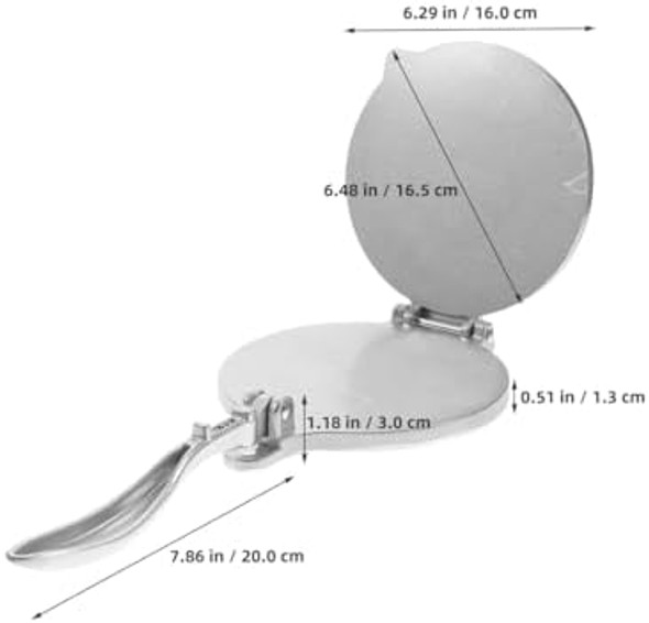 Garneck 6.5 Inch Tortilla Press & Roti Maker - Dough Press For Quesadillas & Empanadas Garneck 6.5 Inch Tortilla Press & Roti Maker - Dough Press For Quesadillas & Empanadas