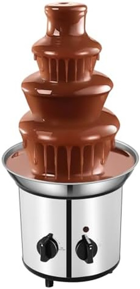 4 Tier Chocolate Fountain Party Fountain Stainless Steel Electric Chocolate Fondue Fountain Machine For Birthday Party Wedding