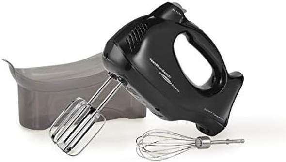 Hamilton Beach 6-Speed Electric Hand Mixer With Snap-On Case Beaters Whisk Black (62692) & Electric Knife Set With Reciprocating Serrated Blades Storage Case Fork Hamilton Beach 6-Speed Electric Hand Mixer With Snap-On Case Beaters Whisk Black (62692) & Electric Knife Set With Reciprocating Serrated Blades Storage Case Fork