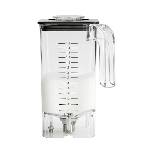 Hamilton Beach Commercial Eclipse High-Performance Blender Airwhip Frothing Bpa- Copolyester Container 48 Oz / 1.4 L Capacity Fit Blenders Hbh750 Hbh755 And Hbh755R Nsf 6126-751R