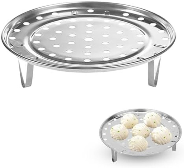 Steamer Rack 7.9 Inch Stainless Steel Steamer Rack Steam Tray With Removable Legs Pressure Cooker Canner Rack Round Pot Steaming Tray For Steamer Cookware Instant Pressure Cooker 20X20X5Cm Steamer Rack 7.9 Inch Stainless Steel Steamer Rack Steam Tray With Removable Legs Pressure Cooker Canner Rack Round Pot Steaming Tray For Steamer Cookware Instant Pressure Cooker 20X20X5Cm