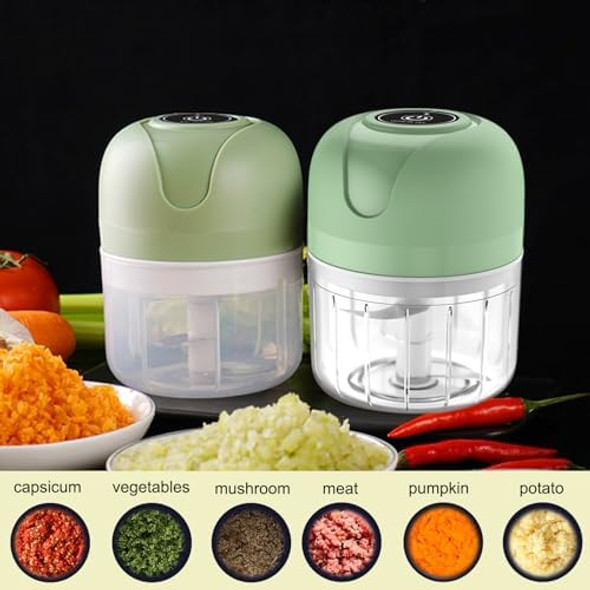 Electric Garlic Chopper 100Ml Food Chopper Garlic Mincer Usb Vegetable Chopper Onion Chopper Small Food Processor Quick Garlic Mincer Electric Garlic Chopper 100Ml Food Chopper Garlic Mincer Usb Vegetable Chopper Onion Chopper Small Food Processor Quick Garlic Mincer