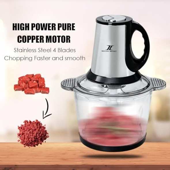 Electric Vegetable Chopper Multi-Function Food Slicer Dicer & Grater Food Processor With Stainless Steel Blades Fast & Efficient Vegetable Chopper Easy To Clean. Electric Vegetable Chopper Multi-Function Food Slicer Dicer & Grater Food Processor With Stainless Steel Blades Fast & Efficient Vegetable Chopper Easy To Clean.