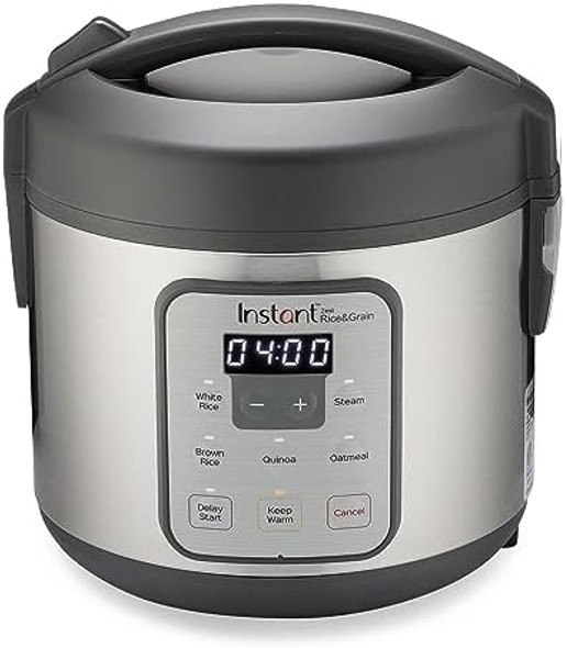 Instant Pot Zest 8 Cup One Touch Rice Cooker From The Makers Of Instant Pot Steamer Cooks Rice Grains Quinoa And Oatmeal 8-Cup Cooked/4-Cup Uncooked No Pressure Cooking Functionality