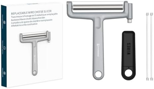 Kitchendao Replaceable Wire Cheese Slicer Cutter
