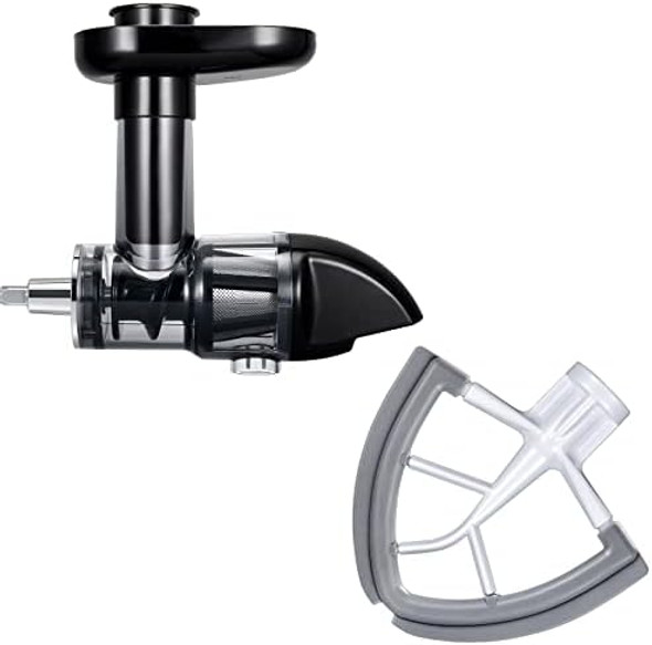 Masticating Juicer Attachment For Kitchenaid All Models Stand Mixers & Flex Edge Beater For Kitchenaid 4.5/5 Qt Tilt Head Stand Mixer Masticating Juicer Attachment For Kitchenaid All Models Stand Mixers & Flex Edge Beater For Kitchenaid 4.5/5 Qt Tilt Head Stand Mixer