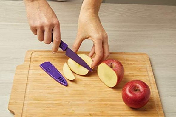 Kuhn Rikon 4-Inch Nonstick Colori Paring Knife Pink