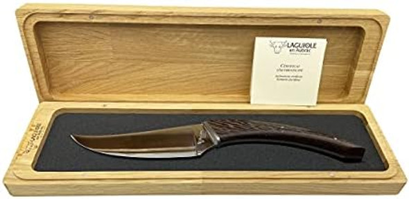 Laguiole En Aubrac Handmade Cheese Knife 'Le Buron' Kmf99Wei/Lzb1 Wenge Handle