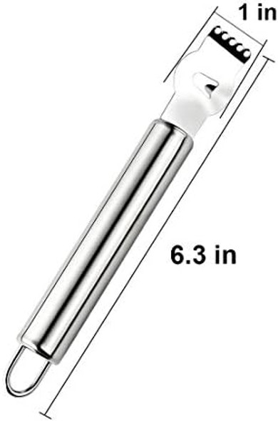 Stainless Steel Lemon Zester Grater Lemon Zester Toolcitrus Zester Tool For Orange Citrus Peeler With Channel Knife Stainless Steel Lemon Zester Grater Lemon Zester Toolcitrus Zester Tool For Orange Citrus Peeler With Channel Knife