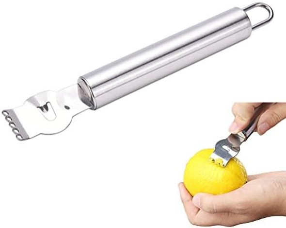Lxnoap Lemon Zester Graterstainless Steel Orange Citru Kitchen Peeler Tool With Channel Knife Lxnoap Lemon Zester Graterstainless Steel Orange Citru Kitchen Peeler Tool With Channel Knife