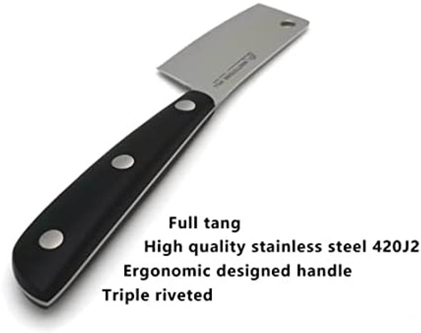 Kitchen Knife Set Charcuterie Knife Set Cheese Knife Cheese Cleaver Hard Cheese Cutter Carving Knife Sausage Knife Meat Knife