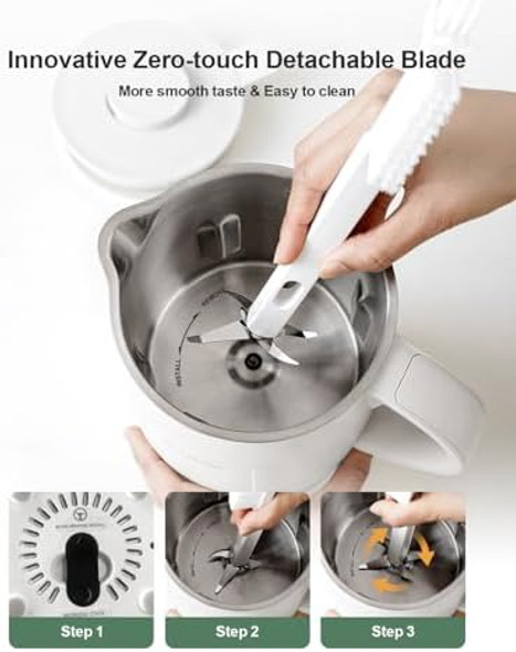 42Oz Automatic Almond Milk Machine & 6.34Qt Electric Dough Maker With Proof Dough Function 42Oz Automatic Almond Milk Machine & 6.34Qt Electric Dough Maker With Proof Dough Function