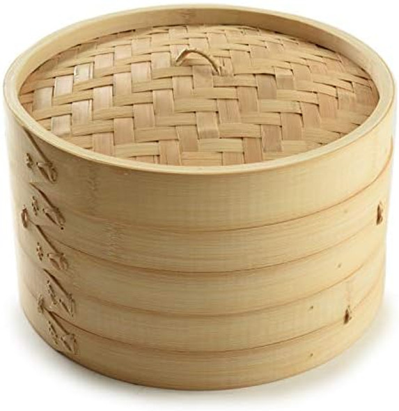 Norpro 1963 Bamboo Steamer One Size Norpro 1963 Bamboo Steamer One Size
