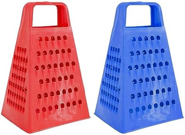 Grater With Handle - Plastic Graters For Kitchen - Shredder Kitchen - Grater For Vegetables Fruits Cheese & Chocolate Dishwasher Safe Form Conus 2 Pcs Grater With Handle - Plastic Graters For Kitchen - Shredder Kitchen - Grater For Vegetables Fruits Cheese & Chocolate Dishwasher Safe Form Conus 2 Pcs