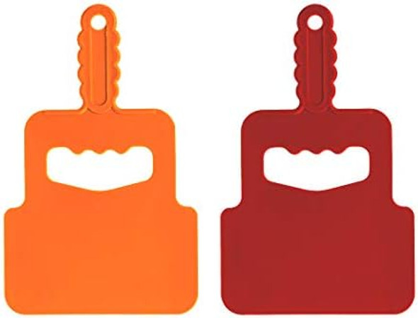 Billows For Fire - Plastic Hand Blower For Barbecue - Strong Manual Crank Blower - Grill Fan With Handle 2 Pcs