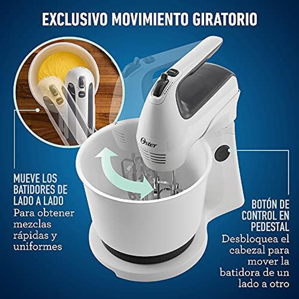 Oster® White Hand Blender With Plastic Bowl Fpsths3610 Oster® White Hand Blender With Plastic Bowl Fpsths3610