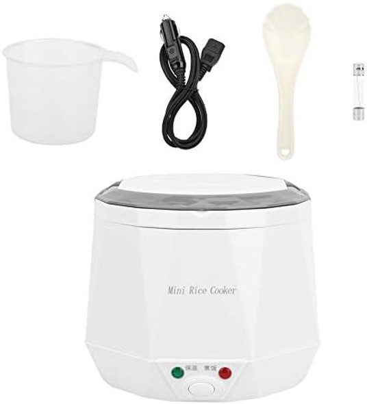 Mini Rice Cooker 1.6L Portable Electric Rice Cooking Small Travel Tool For 1 2 People Personal Food Steamer Nonstick Pot For Brown White Rice Soup Keep Warm Car Use White Mini Rice Cooker 1.6L Portable Electric Rice Cooking Small Travel Tool For 1 2 People Personal Food Steamer Nonstick Pot For Brown White Rice Soup Keep Warm Car Use White