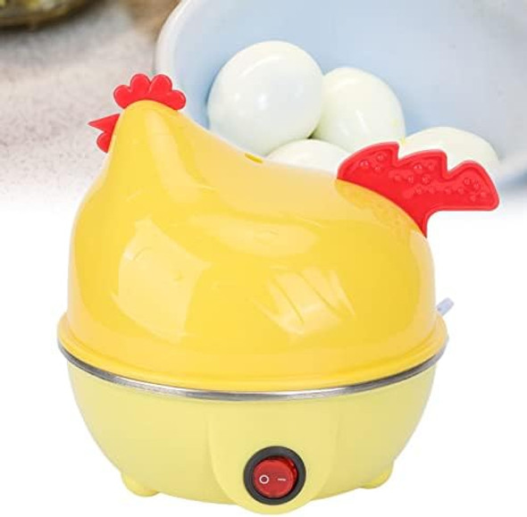 Chicken Shape Rapid Egg Boiler 7 Egg Capacity Automatic Shut Off Mini Breakfast Machine 350W Electric Egg Cooker Bowls Dinnerware