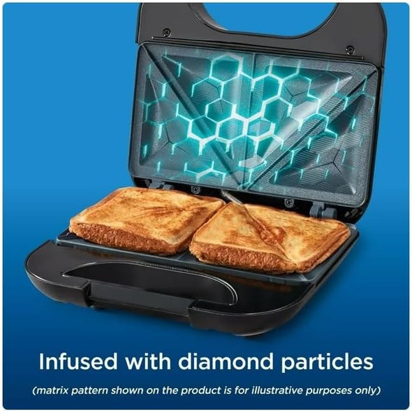 Os.Ter Diamondforce Nonstick Stainless Steel Finish Sandwich Maker Electric Grill Os.Ter Diamondforce Nonstick Stainless Steel Finish Sandwich Maker Electric Grill