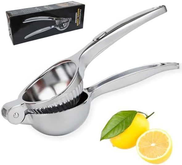 Cloison Lemon Squeezer For Kitchen – Heavy Duty Citrus Juicer Hand Press For Lemons And Limes – Rust- Easy To Clean Ergonomic Handle Portable Metal Juice Extractor Cloison Lemon Squeezer For Kitchen – Heavy Duty Citrus Juicer Hand Press For Lemons And Limes – Rust- Easy To Clean Ergonomic Handle Portable Metal Juice Extractor
