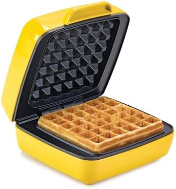 Mini Electric Waffle Maker – Fun Waffle Shape – Non-Stick Coating Easy To Clean – Perfect For Kids Families Dorms Apartments Rvs – For Holidays Birthdays Weddings