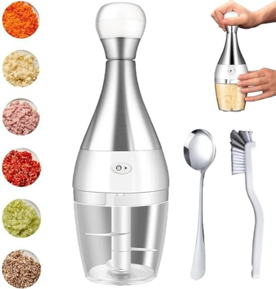 Manual Press Chopper Stainless Steel Manual Garlic Press And Chopper Kitchen Gadgets For Smashing Garlic Onion Potato Manual Press Chopper Stainless Steel Manual Garlic Press And Chopper Kitchen Gadgets For Smashing Garlic Onion Potato