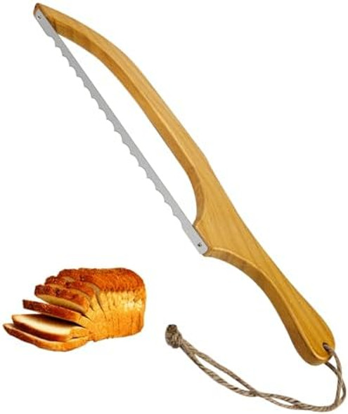 Bread Knife For Homemade Bread Sourdough Bread Knife 15.7" Bread Slicer For Homemade Bread Baguettes And More Cuts Thinbow Design Easy To Cutting Even Slices Bread Knife For Homemade Bread Sourdough Bread Knife 15.7" Bread Slicer For Homemade Bread Baguettes And More Cuts Thinbow Design Easy To Cutting Even Slices