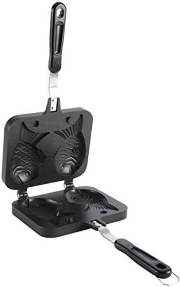 Yaegoo Taiyaki Fish-Shaped Cake Pan Cake Pan Bread Maker Double Pan Mold Home Cooking Fish-Shaped Hot Cake Maker Yaegoo Taiyaki Fish-Shaped Cake Pan Cake Pan Bread Maker Double Pan Mold Home Cooking Fish-Shaped Hot Cake Maker