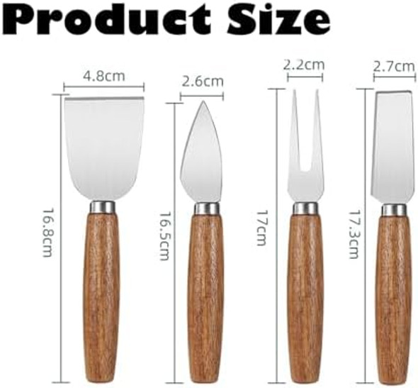 Yuanqian Charcuterie Board Accessories Spreader Knife Set Cheese Butter Knife Charcuterie Utensils With Wooden Handles Mini Serving Tongs Spoons Forks Yuanqian Charcuterie Board Accessories Spreader Knife Set Cheese Butter Knife Charcuterie Utensils With Wooden Handles Mini Serving Tongs Spoons Forks