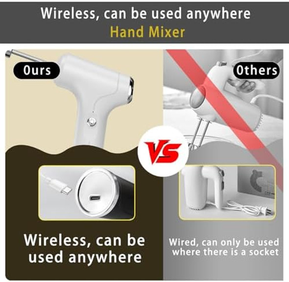 Electric Hand Mixer Mini Turbo Mixer Electric Handheld Cordless Hand Mixer Cordless Kitchen Blender With 2 Stainless Steel Accessories For Cookies Brownie Whipping Cakes Dough Batters Green Electric Hand Mixer Mini Turbo Mixer Electric Handheld Cordless Hand Mixer Cordless Kitchen Blender With 2 Stainless Steel Accessories For Cookies Brownie Whipping Cakes Dough Batters Green