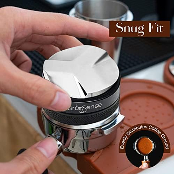 53Mm Espresso Tamper & Distributor Accessories Include Own Tamp Mat For Quick Storage Ideal Tools For Breville/Sage Automatic Coffee Machine.
