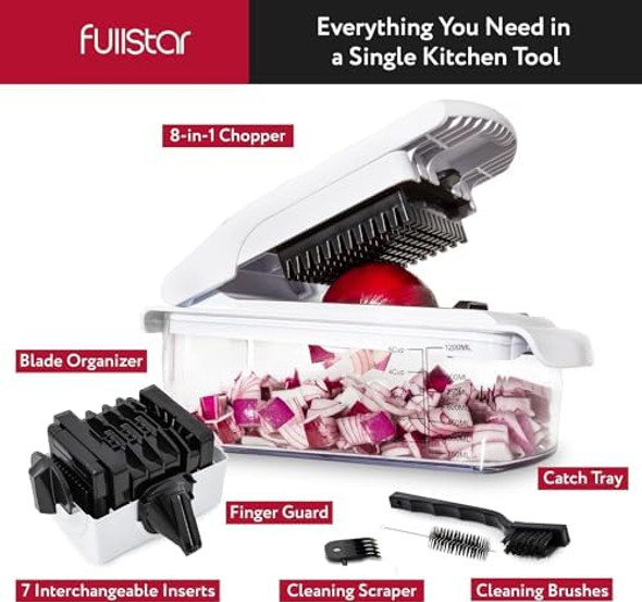 Fullstar Bundle: Chopper And 2 Piece Silicone Lids Fullstar Bundle: Chopper And 2 Piece Silicone Lids