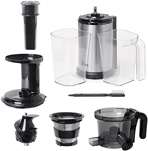 Shine Kitchen Co Sjv-107-A Cold Press Slow Masticating Juicer Stainless Steel
