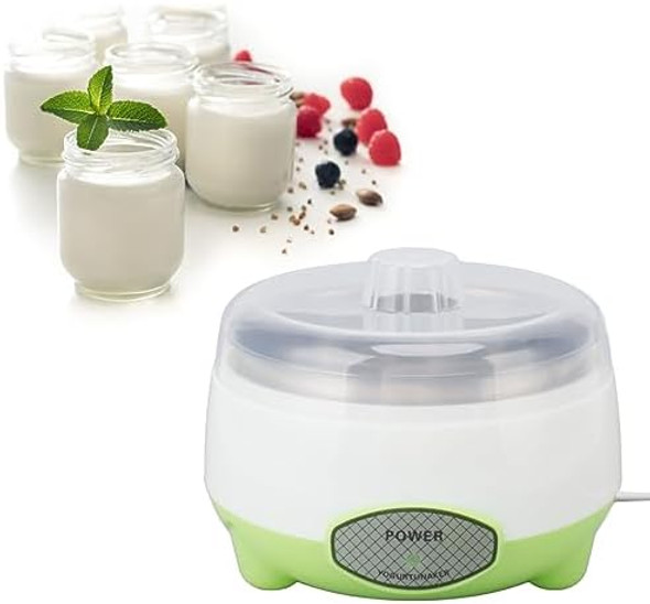 Diy Yogurt Maker Machine Compact Yogurt Maker Machine Family Kitchen Stainless Steel Container (Us Plug 110V)