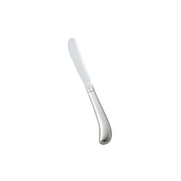 Winco 12-Piece Lafayette Hollow Handle Dinner Knife Set 18-0 Stainless Steelsilver