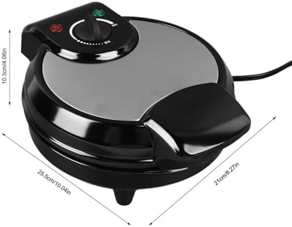 1200W Nonstick Waffle Cone Maker Temperature Control Compact And Easy Maintenance Diy Ice Cream Cone Maker Machine With Us Plug For Home Kitchen Holiday Parties Baking