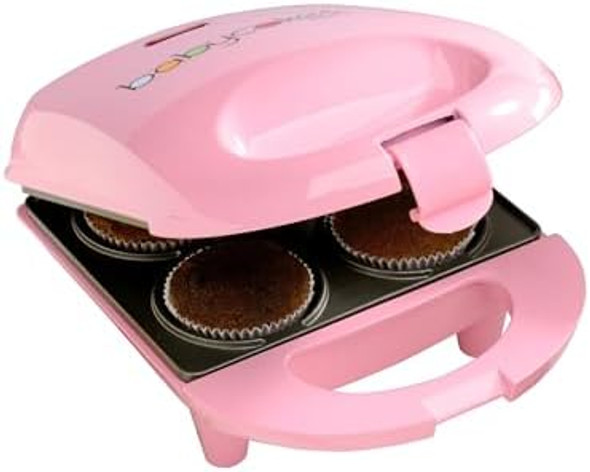Mini Cake Maker By Select Brands - Cake Iron For Birthdays Parties & More - Features Non-Stick Coating - Cake Machine For Kitchen Appliances - 4 Mini Cakes Mini Cake Maker By Select Brands - Cake Iron For Birthdays Parties & More - Features Non-Stick Coating - Cake Machine For Kitchen Appliances - 4 Mini Cakes
