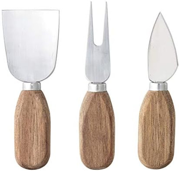 Bloomingville Ah0500 Cheese Knives Brown Bloomingville Ah0500 Cheese Knives Brown