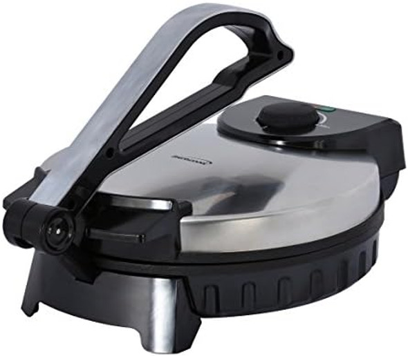 Brentwood Electric Tortilla Maker Non-Stick 10-Inch Brushed Stainless Steel/Black Brentwood Electric Tortilla Maker Non-Stick 10-Inch Brushed Stainless Steel/Black