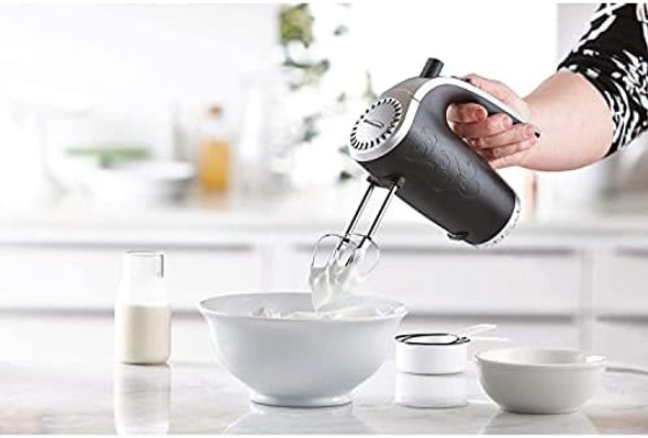 Brentwood Electric Hand Mixer Lightweight 5-Speed Black