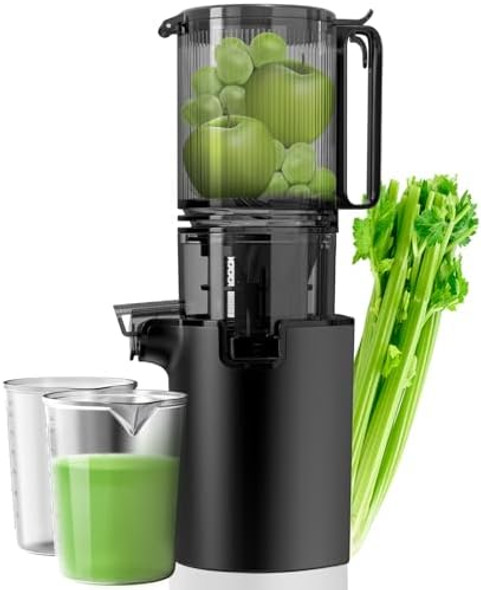 Cold Press Juicer 5.4" Wide Feed Chute Juicers With 350W Power Motor Slow Masticating Juicer Machine With High Juice Yield For Whole Vegetables & Fruits Easy To Clean Grey(Pro) Cold Press Juicer 5.4" Wide Feed Chute Juicers With 350W Power Motor Slow Masticating Juicer Machine With High Juice Yield For Whole Vegetables & Fruits Easy To Clean Grey(Pro)