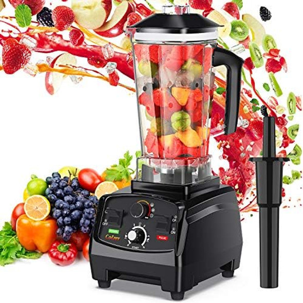 Professional Countertop Blender With 2200-Watt Base Shakes And Smoothies BlenderBuilt-In TimerHigh Power With 2L Jar