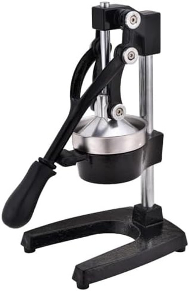 Courant Cast-Iron Orange Juice Squeezer Durable Easy-To-Clean Professional Citrus Juicer Stainless Steel Lemon Grapefruit Squeezer Sturdy Manual Citrus Press With Large Press Bowl Easy Grip Black Courant Cast-Iron Orange Juice Squeezer Durable Easy-To-Clean Professional Citrus Juicer Stainless Steel Lemon Grapefruit Squeezer Sturdy Manual Citrus Press With Large Press Bowl Easy Grip Black