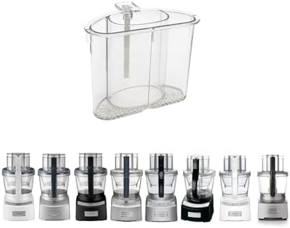 Cuisinart Fp-12Lpt1 Replacement Large Clear Pusher Fits Models Cfp-24 Fp-12 & Fp-14 Only Oem (Fits All Color Variations Of The Pictured Model Only)