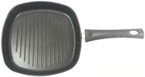 Dby Grill Pan Gas Stove Top Nonstick Square Perfect For Meat Steak Fish And Vegetables Grilled Cookware Coating Griddle Indoor And Outdoor Use For Grilling Frying Sauteing 9 Inches