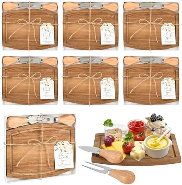 12 Set Baby Shower Prizes For Game Winners AdultsBridal Shower sThank You BulkAcacia Mini Cheese Boards Charcuterie Boards With Knives Forks 12 Set Baby Shower Prizes For Game Winners AdultsBridal Shower sThank You BulkAcacia Mini Cheese Boards Charcuterie Boards With Knives Forks