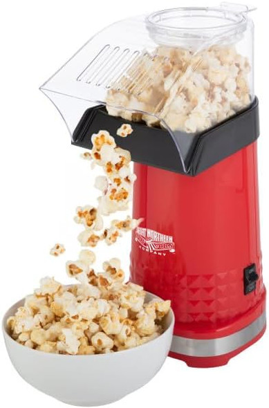 Hot Air Popper Popcorn Maker - 1200W Electric Hot Air Popcorn Popper - Quick Oil- Mini Popcorn Machine - Pop Corn Maker With Measuring Cup (White) Hot Air Popper Popcorn Maker - 1200W Electric Hot Air Popcorn Popper - Quick Oil- Mini Popcorn Machine - Pop Corn Maker With Measuring Cup (White)
